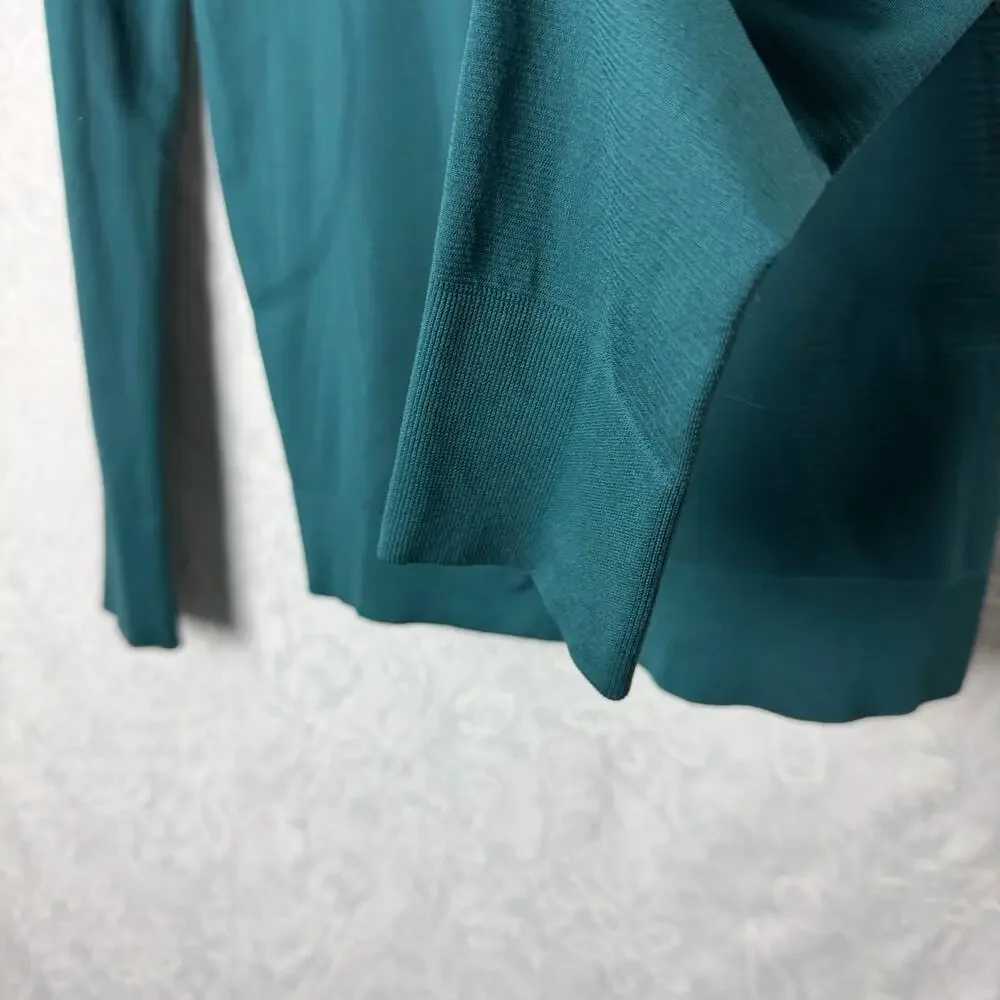 lululemon Teal Seamless Long Sleeve Athletic Top No Tag